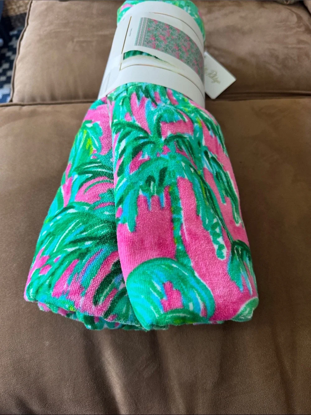 Lilly Pulitzer bright palm